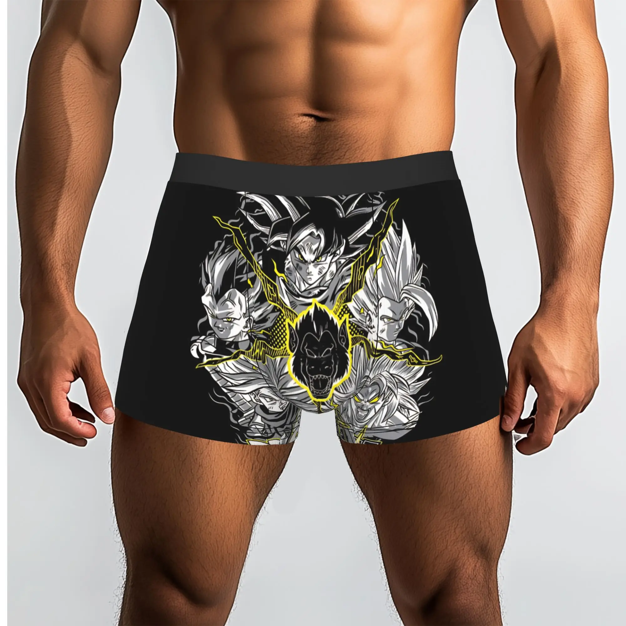 Super warriors   Bandai DRAGON BALL Underpants Breathbale Panties Male Underwear Comfortable Shorts Boxer Briefs