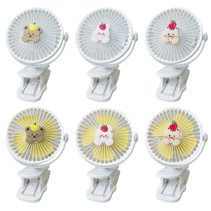 

Clip On Strollers Fan for Baby Portable and Travel Gentle Breezes Cooling Fan G2TD