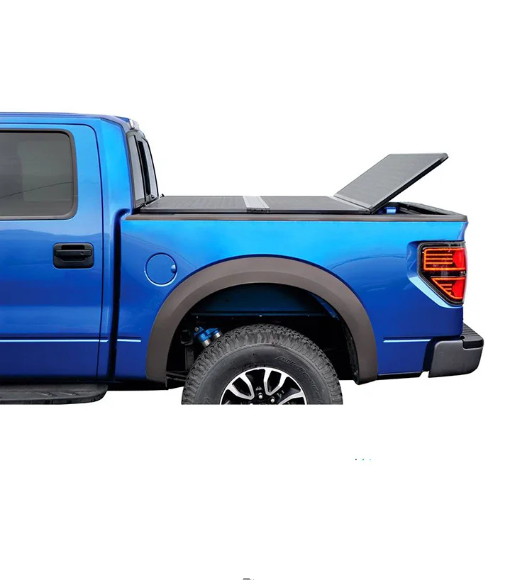 Liyuan Factory  Hard  tri-fold  tonneau cover for  2016-2018  hilux revo  Pick up truck bed