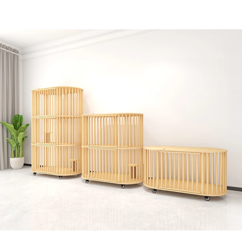 

Cat villa household, indoor nest cat villa does not occupy a cage large free space solid wood