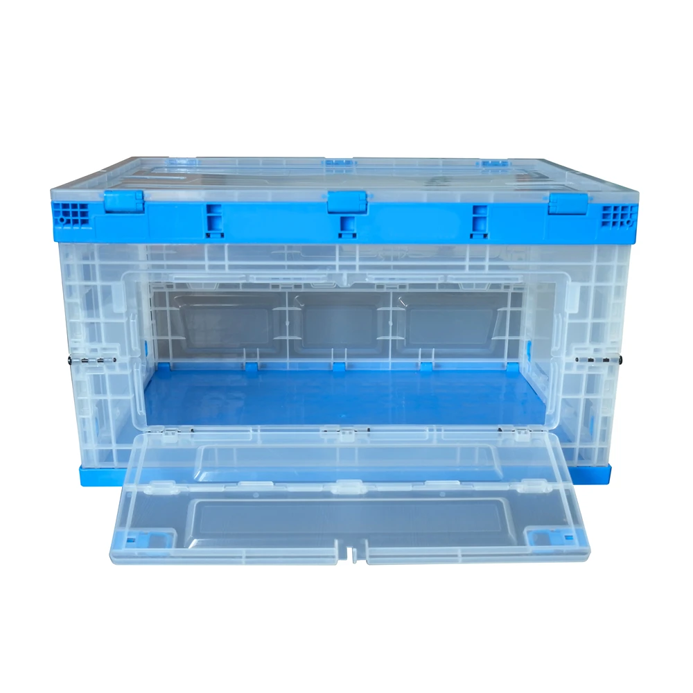 

80 Litres Plastic Transparent Storage Container Foldable Plastic Camping Box