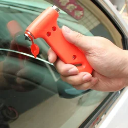 Mini Car Safety Hammer Emergency Kit Escape Hammer Car Window Glass Breaker Seat Belt Cutter Notfall Auto Accessories