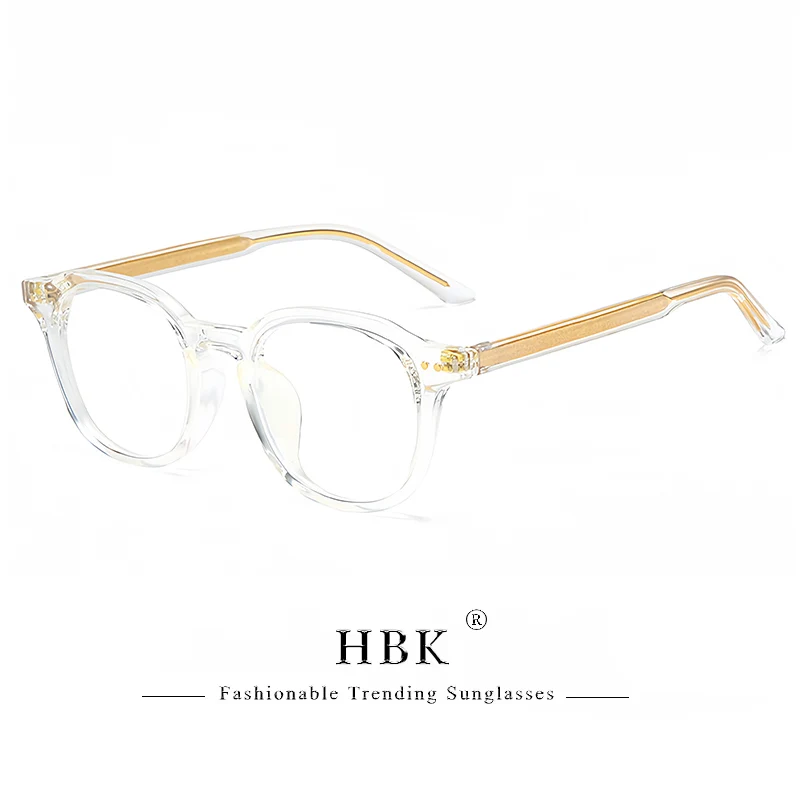 HBK Retro-Quadrat-Brille aus schlichtem Glas für Herren und Damen, Tr-Rahmen-Brille, hochwertige Komfortbrille, minimalistisch passend – Detail 10