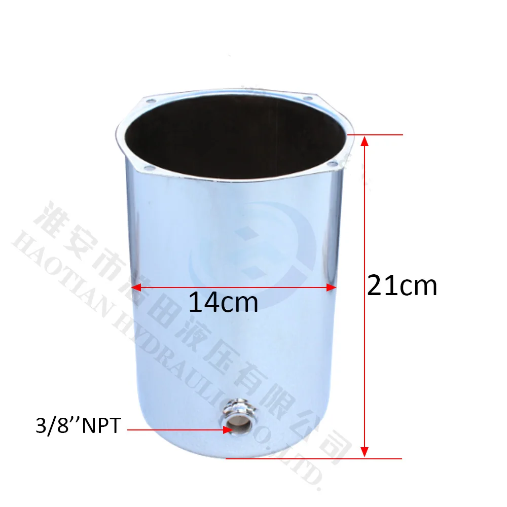Standard Size Lowrider Hydraulics Tank Chrome Pump Tank
