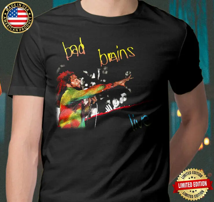 Vintage Live Tour Concert 1987 Bad Brains T shirt H.R., Dr. Know, Darryl Jenifer