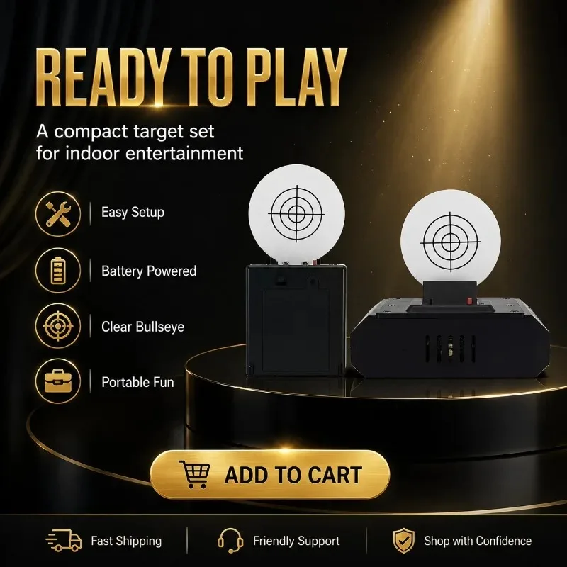 P320 High‑Precision Laser Induction Leisure Target, Electronic Auto‑fall‑down Game Prop with Simulation Sound‑effects
