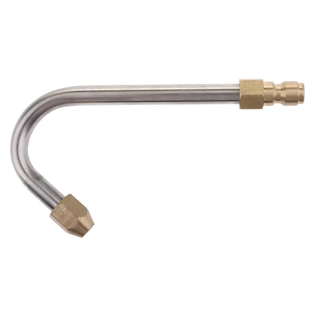 Stainless Steel Washer Lance Wand 1/4 Inch Quick Release Nozzle Extension for Hard to Reach Roof Spraying