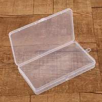 Plastic Box Transparent Jewelry Organizer Sample Box Small Tool Storage Box Nail Enhancement Tool Box Mobile Phone Repair Case