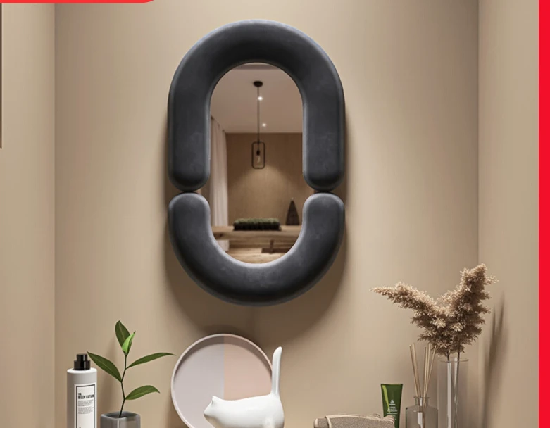 Light Luxury Living Room Wall Hanging Dressing Mirror