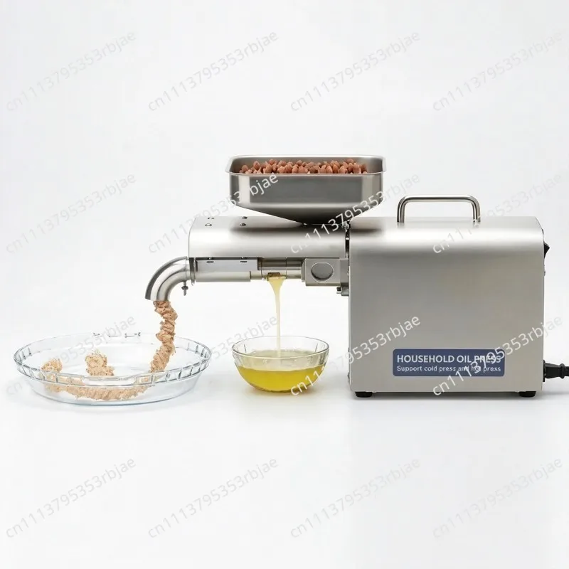 Commercial Oil Press Pumpkin Seed Press, Stainless Steel Small, Fully Automatic
