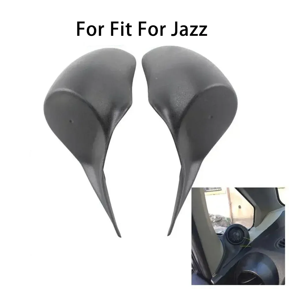 

ABS автомобильный дверной твитер, крышка динамика для Honda для Jazz 2008 2013, комплект из 2 предметов для улучшенного внутреннего вида автомобиля