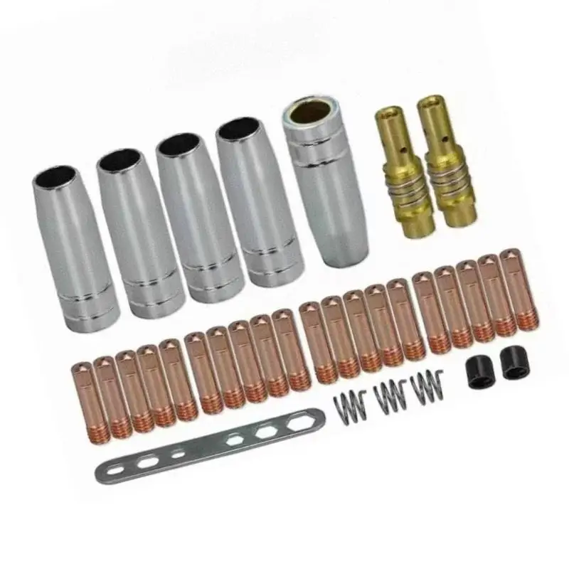 Mig Schweißpistolen Zubehör mit 0,8 mm 0,9 mm 1,0 mm Größe für MB15AK Kupfer Mig Schweißer Spitze Düsenhalter Ersatz D2RD – Detail 8