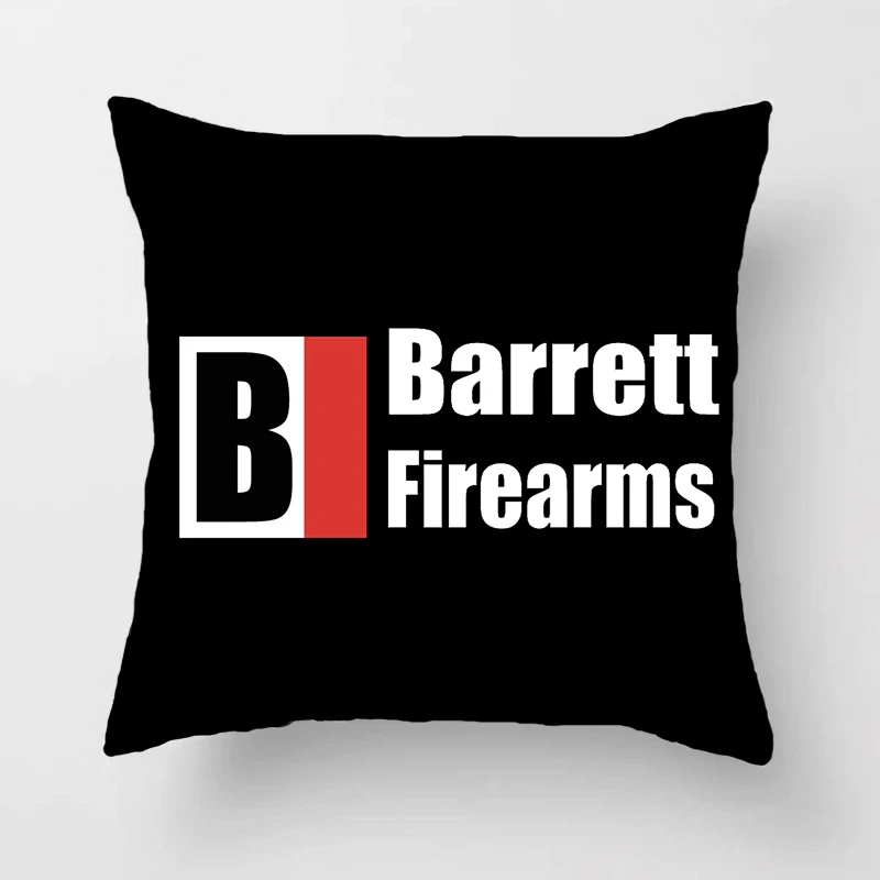 Barrett Firearms Cushion Cover for Sofa Pillow Case Cover Seat Car Throw Pillowcase 45X45cm For Home Decorative 62