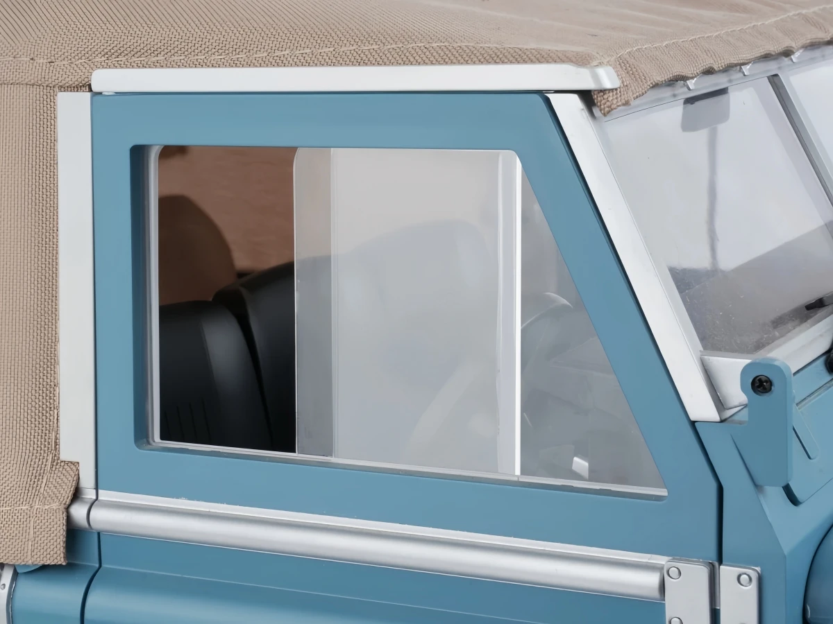 Front Door Sliding Window Glass for Boomracing BRX02 88109 1/10 Scale Rock Crawler Car RC Option part