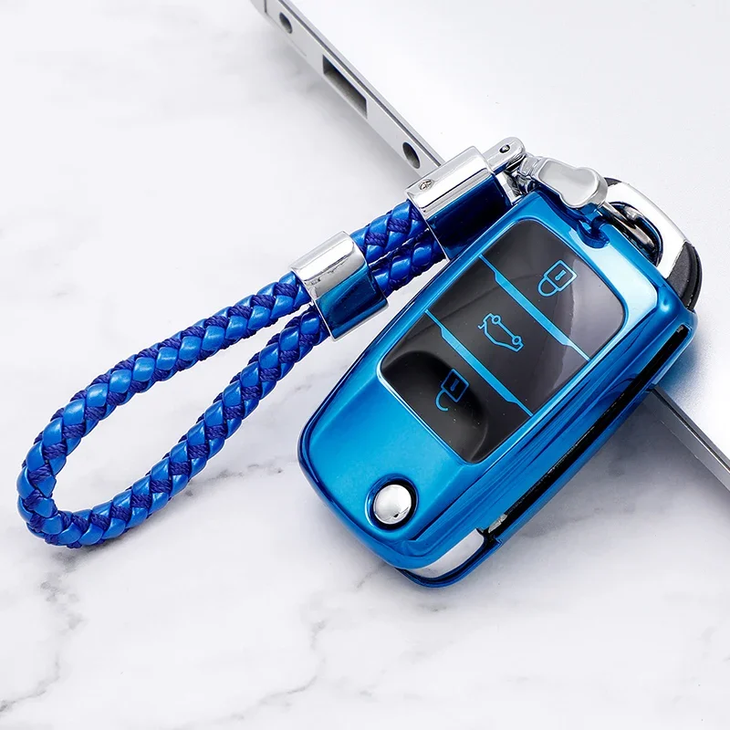 حافظة مفاتيح السيارة عن بعد من البولي يوريثان لـ Changan CS75 Eado CS35 Raeton CS15 V3 V5 V7 ملحقات حماية حامل المفتاح الذكي #6