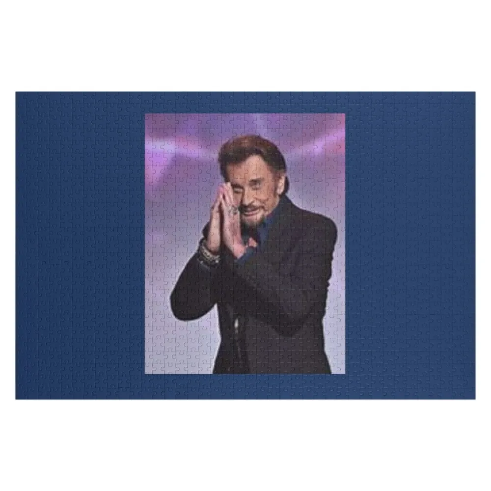 

Johnny Hallyday classique Jigsaw Puzzle Customized Picture Wooden Animal Wood Adults Puzzle