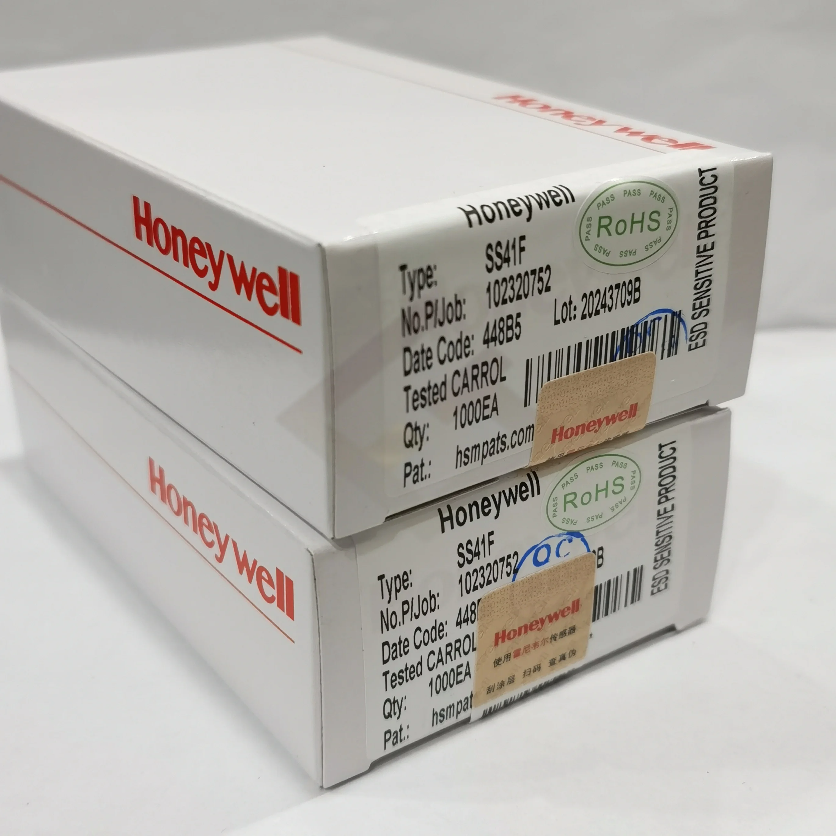 SS41F هانيويل وكيل معتمد للدعم الفني الأصلي لأجهزة استشعار تأثير القاعة