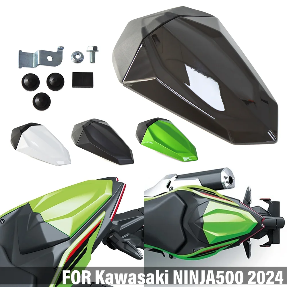 

Чехол на заднее сиденье мотоцикла пассажирского сиденья для Kawasaki Ninja 500 Z500 SE Z500 NINJA500 2024, задняя крышка сиденья Solo, обтекатель капота