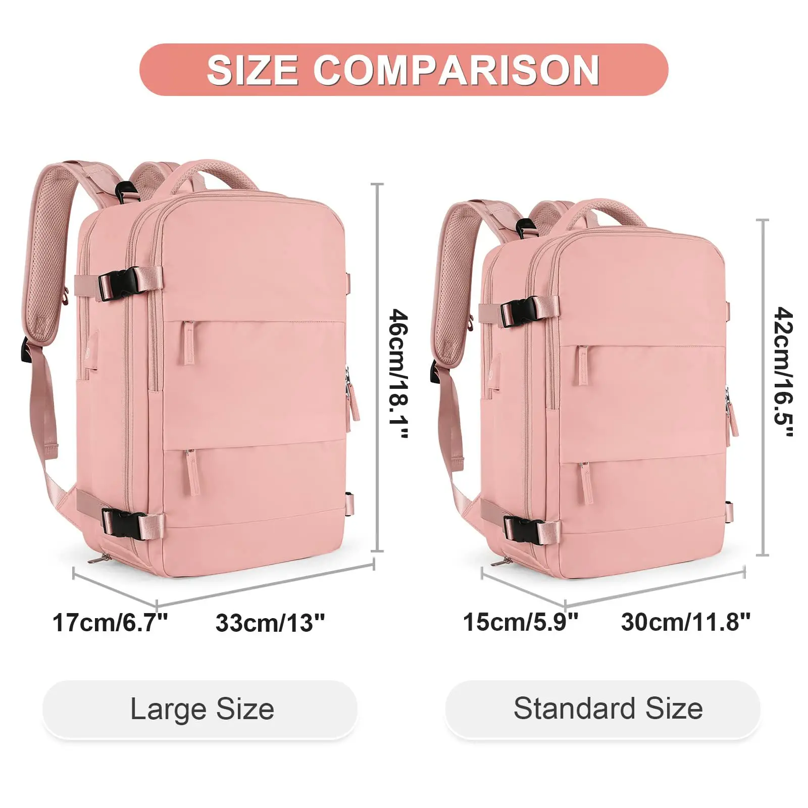 Unisex Travel Backpack Women\' Large Capacity Multifunctional Luggage Backpack Short Distance Travel Bag