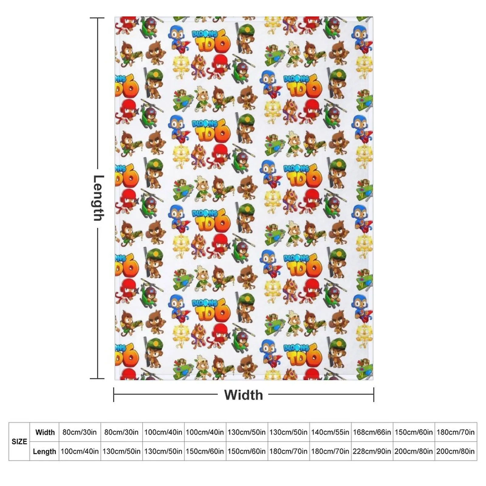 BTD6 Compilation Throw Blanket valentine gift ideas Sofas For Decorative Sofa Beach Baby Luxury Blankets
