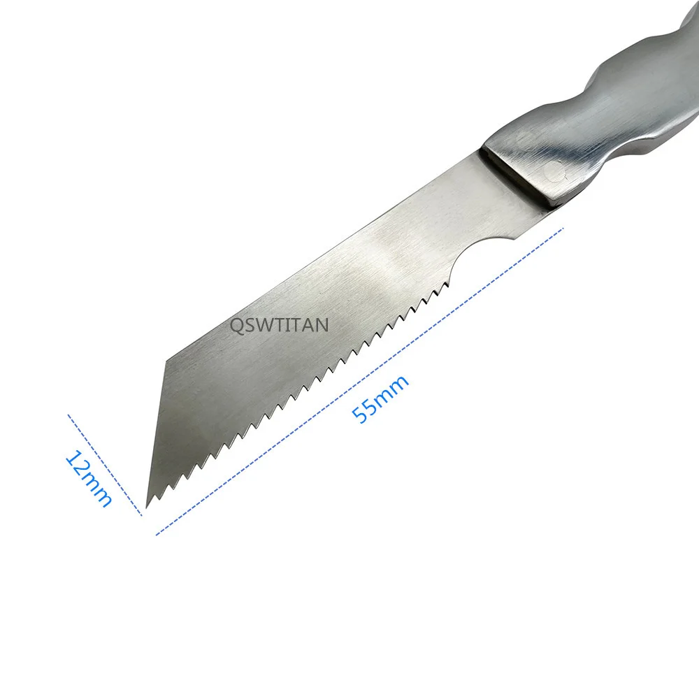 Bone Saws Blades Bone Saw with Handle 148mm Orthopedic Instrument Autoclavable