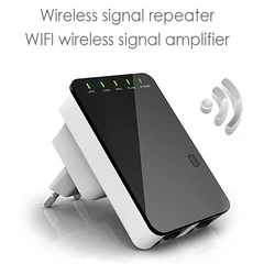 VONETS WR02 Mini 300 mb/s bezprzewodowy router sieciowy WiFi Repeater wzmacniacz wzmacniacz zasięgu sygnału wzmacniacz wtyczka EU/US/UK