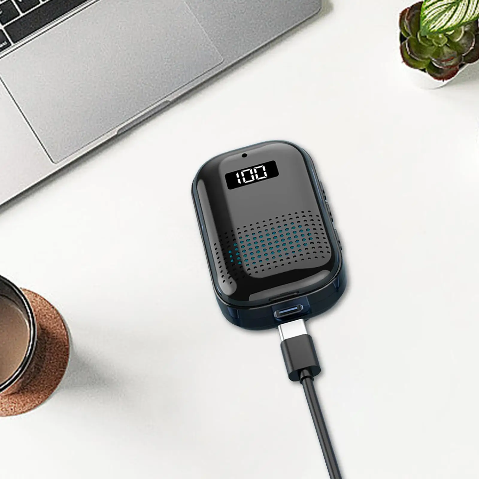 3.5mm Audio Receiver Adapter Bluetooth 5.4 Low Latency Headphones Clip Design Portable Music Player