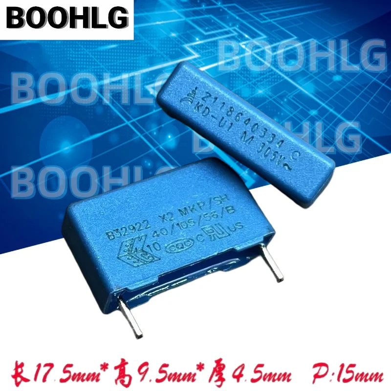 10PCS original Siemens MKP 104 100nf 0.1uf 305v X2 capacitor B32922C3104M