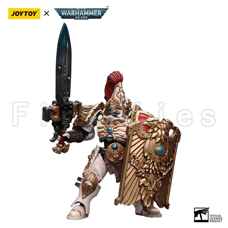 1/18 JOYTOY Action Figure 40K Adeptus Custodes Relógio Solar Vexilus Praetor Anime Modelo Presente