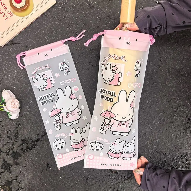 Kawaii New Umbrella Bag Tri-fold Umbrella Storage Rain or Shine Waterproof Wear-resistant Resistant To Dirt Easy To Store Miffy view 3