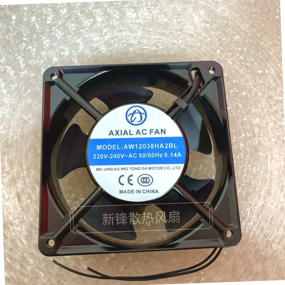 axial-fan-aw12038ha2bl-014a-120x120x38mm-2線式サーバー冷却ファン