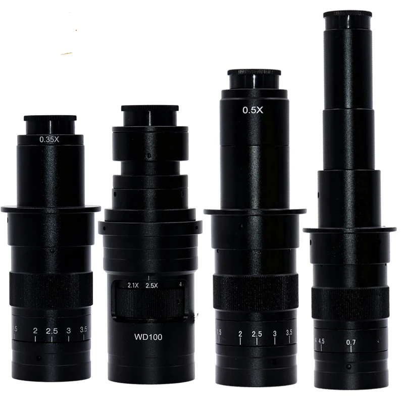 

XDC-10A Monocular Microscope Head 0745 Lens 300 Times Continuous Zoom Industrial Microscope C/CS Port Lens