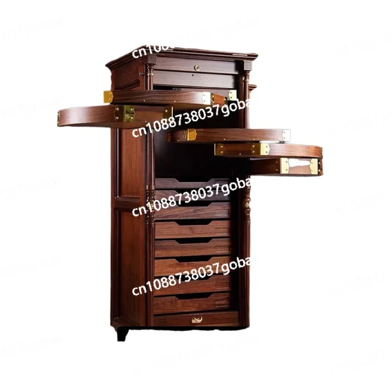 5o Adult American Foreign Order Eastlake Dental Cabinet Tea Set Wenwan Jewelry Storage Cabinet Medieval Cabinet Black Walnut