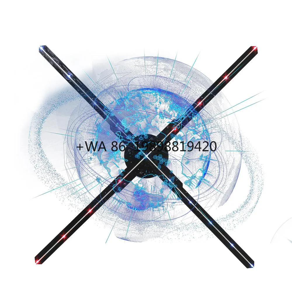 

Top Quality 3d Hologram Fan 65cm Advertising Wall 3d Holographic Fan 3d Hologram Projector