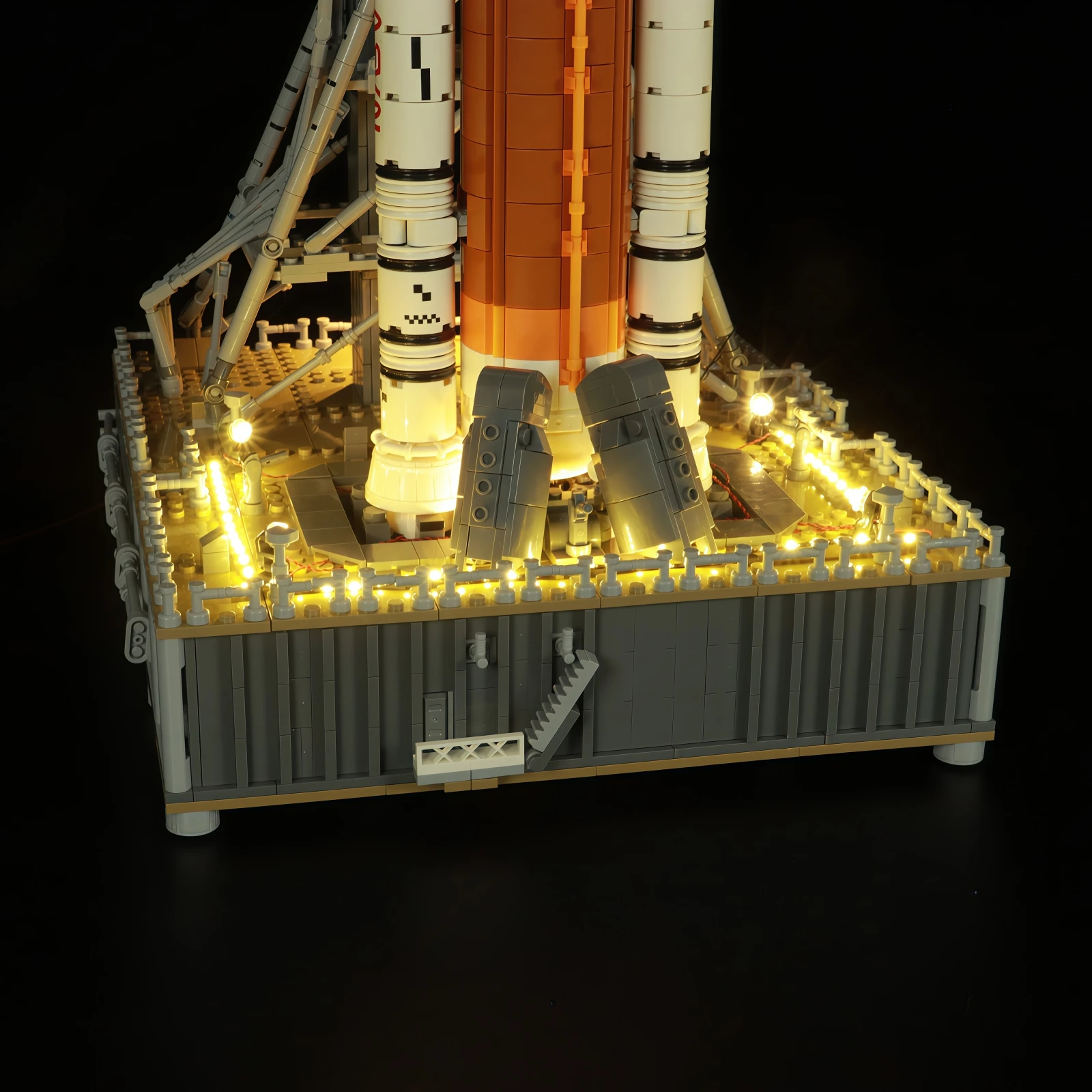 MAXCXT Set di luci a LED per LEGO 10341 Artemis Sistema di lancio spaziale Lampada decorativa fai-da-te (Non include il set di blocchi di costruzione Lego ﻿ ）