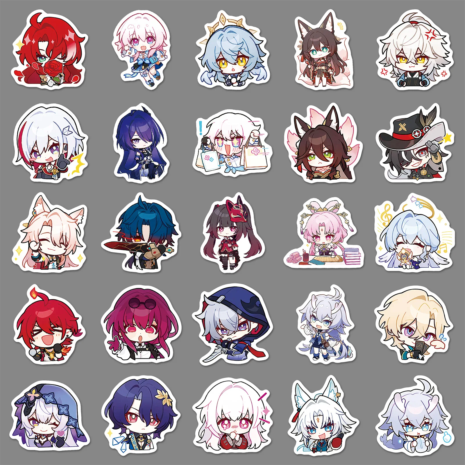 10/50 قطعة هونكاي ستار السكك الحديدية ملصقات تشيبي الكرتون ملصق Kawaii ميمي الشارات الثلاجة الأمتعة المحمول الهاتف الغيتار سيارة سكيت