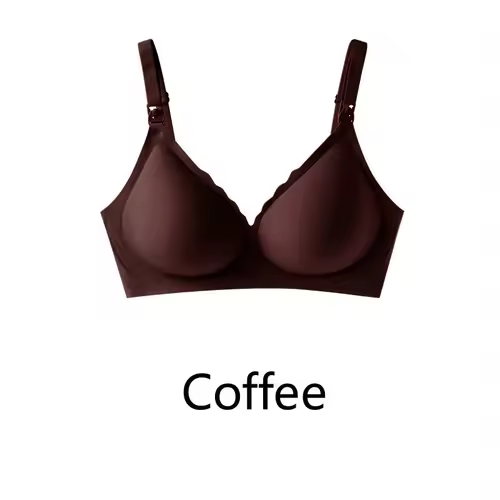 Maternity bra with push-up front to prevent sagging Seamless breathable and comfortable nursing push-up bra - Image 15
