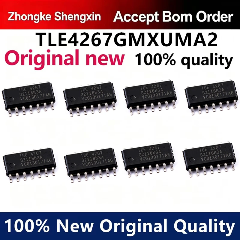 （5pcs-100pcs）Linear voltage regulator (LDO) TLE4267GMXUMA2 DSO-14 Infineon original