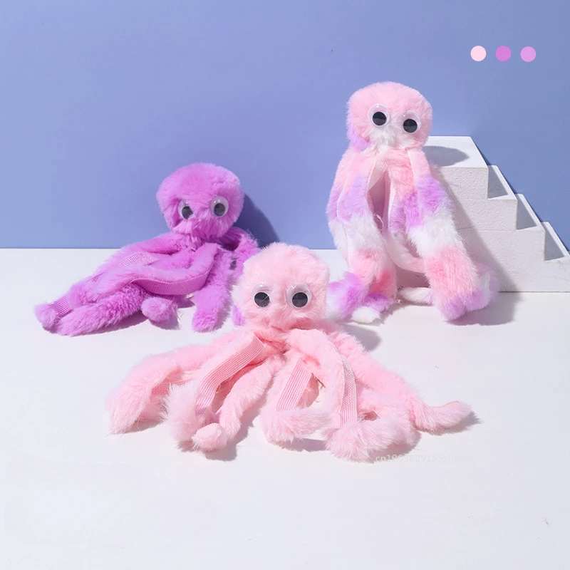 Pet Plush Toy Cat Catnip Octopus Shape Toy Bite Resistant Interactive Pet Cat Plaything Dog Teeth Cleaning Chew Toy Pet Supplies