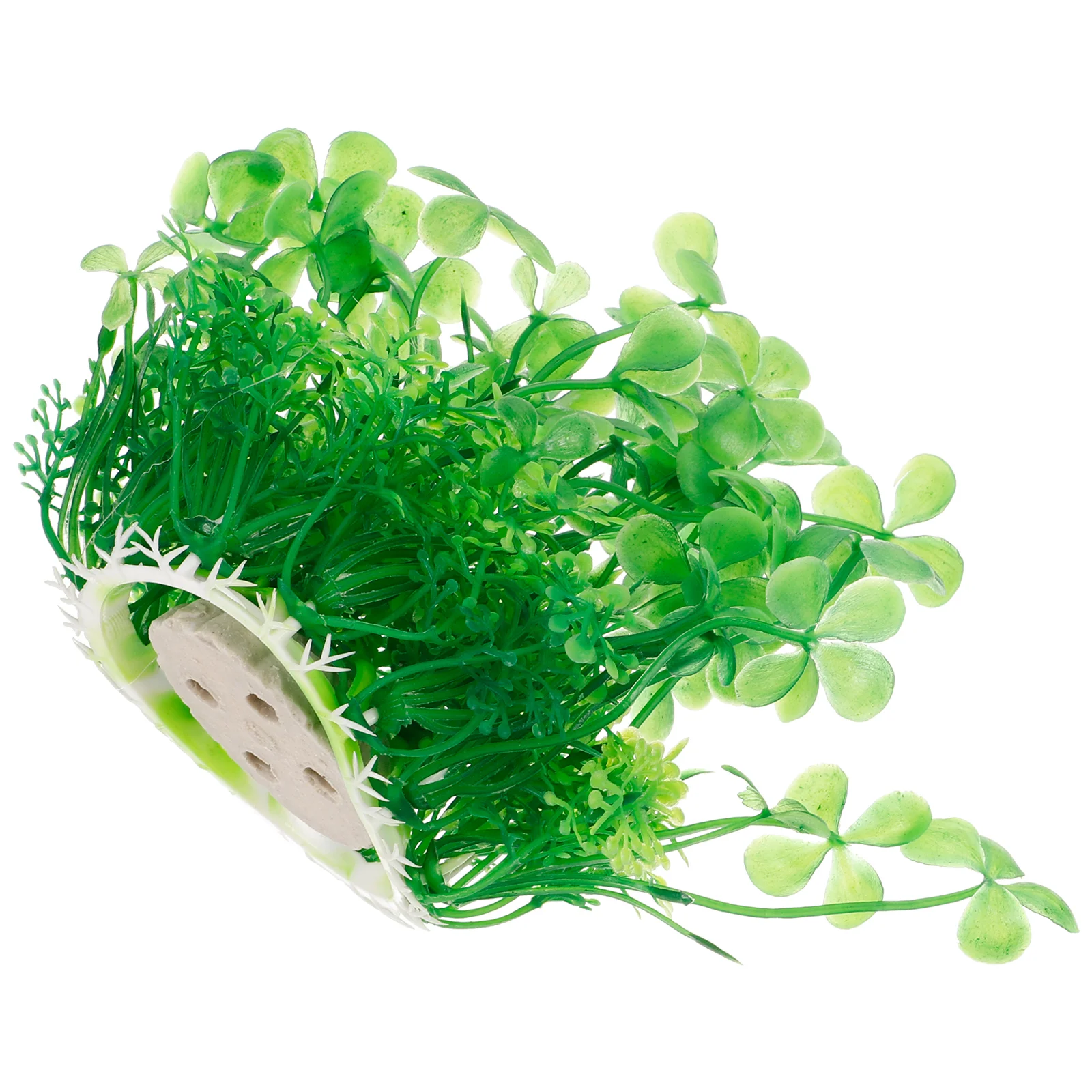 

Ornaments Fish Tank Decoration Accessories Four Leaf Aquarium Shamrocks Small Artificial Plants