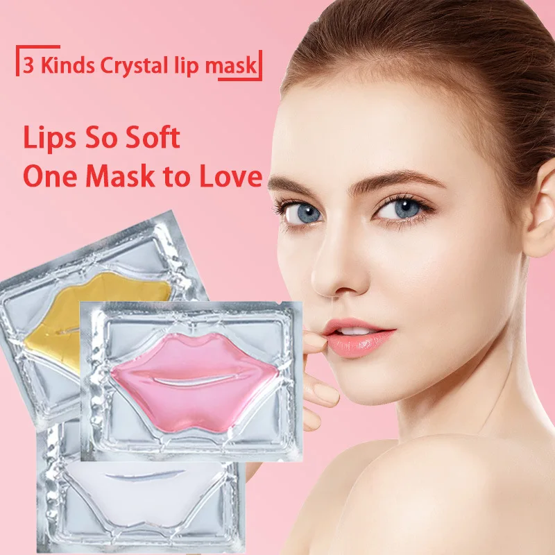 

5pcs Lip Mask Exfoliating Dead Skin Care Film Collagen Material Portable Women Masks Lip Care Gel Pads