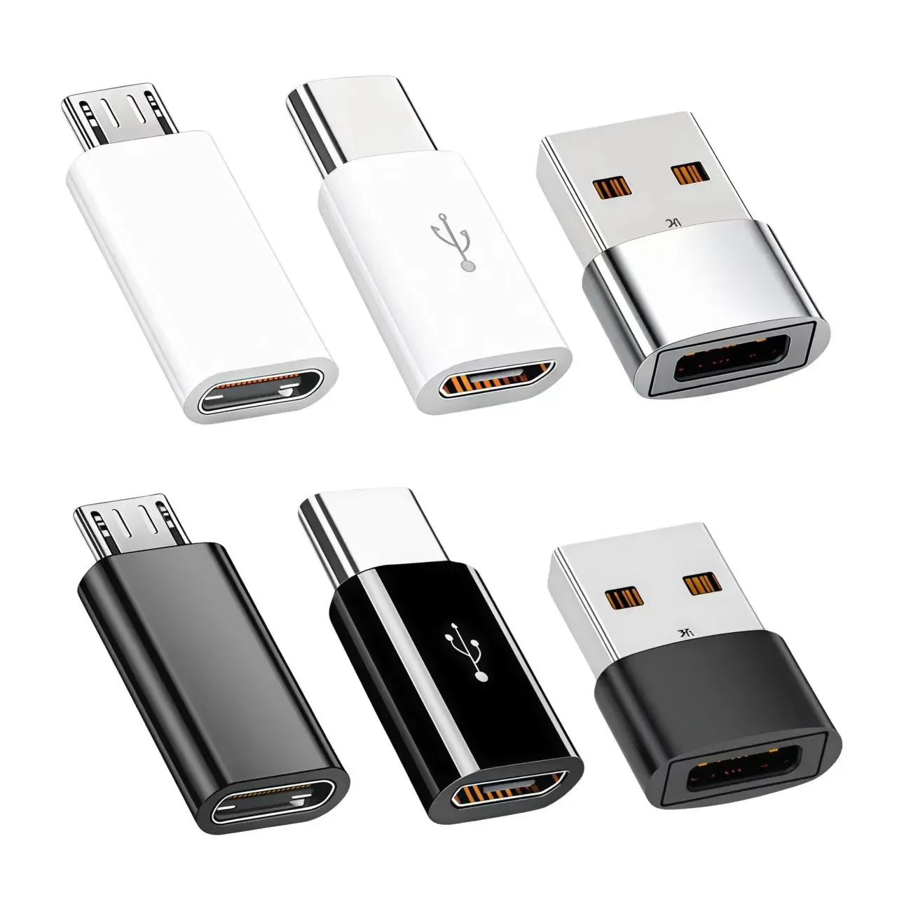 USB C OTG to C Adapter; Mini to C; Micro to C Adapter Multi-functional Adapter for Smartphones, Laptops, Cameras, Dash Cams, Cha