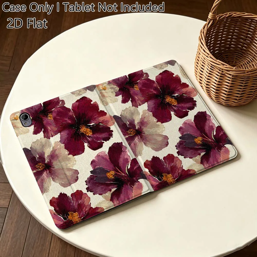 

Creative Flower Art Hot Gift For Huawei MediaPad T5 T10s M6 M5Lite SE Honor Tab 5 6 7 V7 V8 X8a X9a Pro Soft Tablet Case