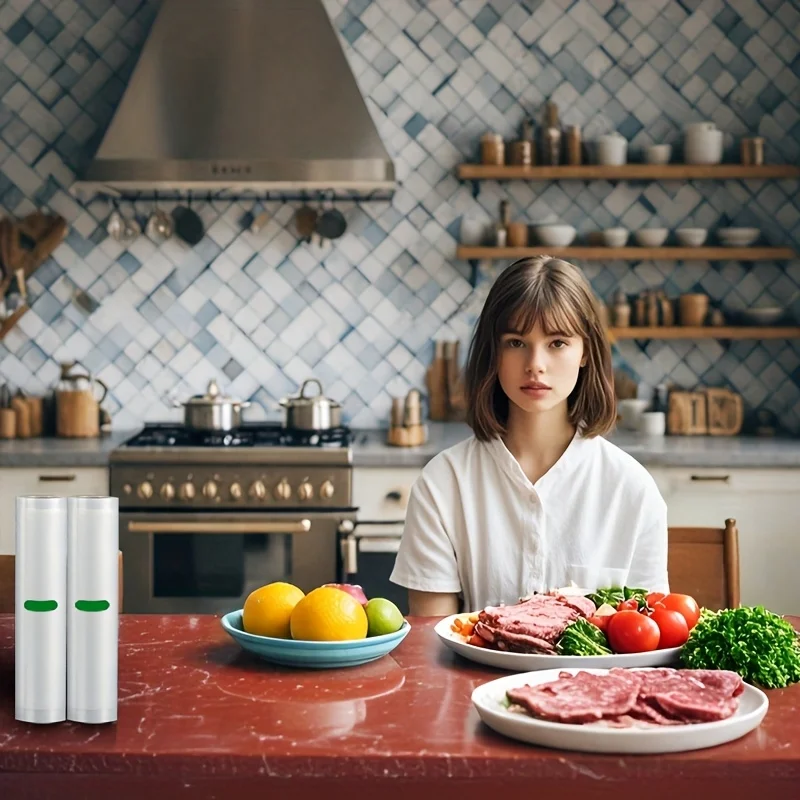 عبوة من لفات غلق المكنسة الكهربائية 3M: خالية من مادة BPA، متعددة المقاسات لتخزين المواد الغذائية المخصصة. مثالية للحفاظ على وجبة الإعدادية وسوس فيديو. Fo