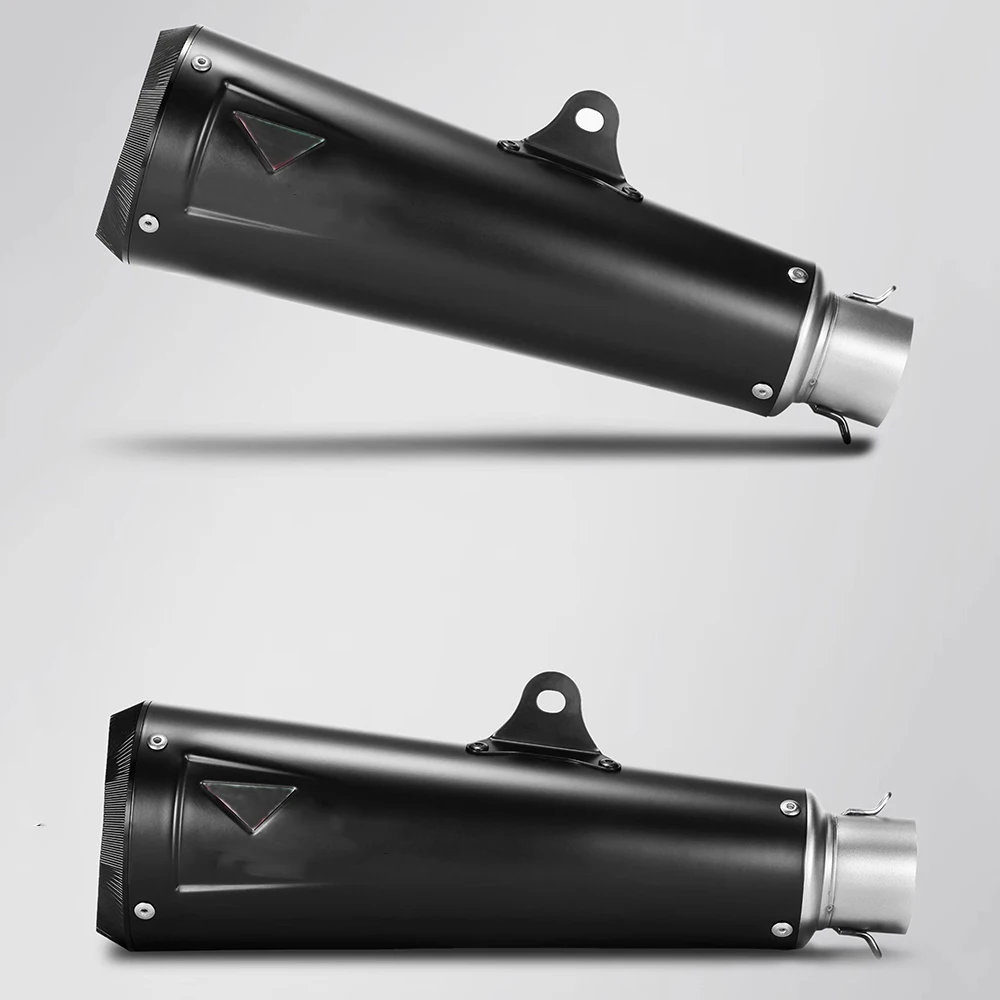 Titanium Alloy Stainless steel Universal Motorcycle Exhaust Tail Pipe Muffler Straight For CBR500R NSS350 FORZA750 XMAX GSX8R R3