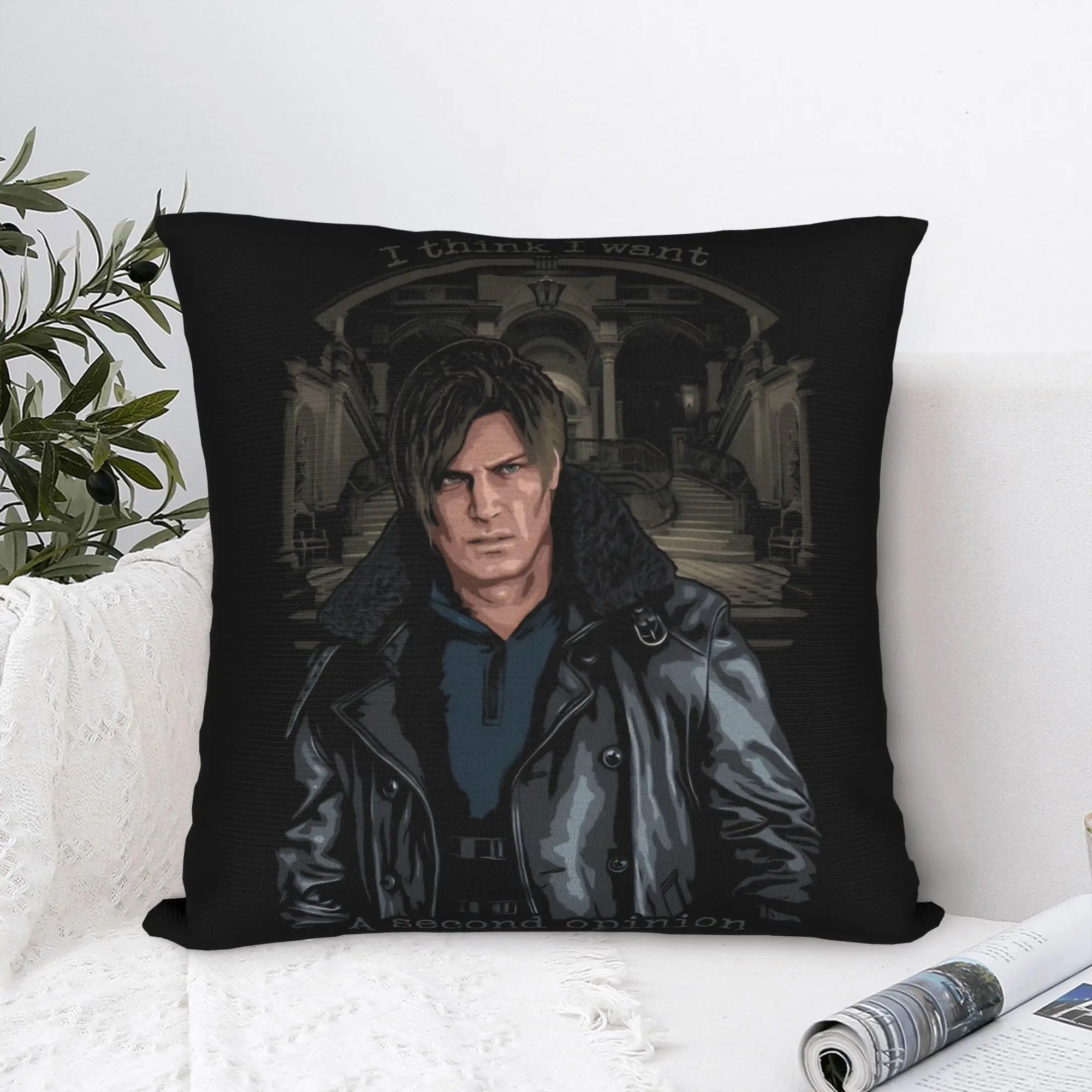 Warm Home Biohazard Residents Evils 9 Requiem Leon Kennedy  Decor Pillowcase Stuff  Pillow Covers Zippered Multiple Sizes