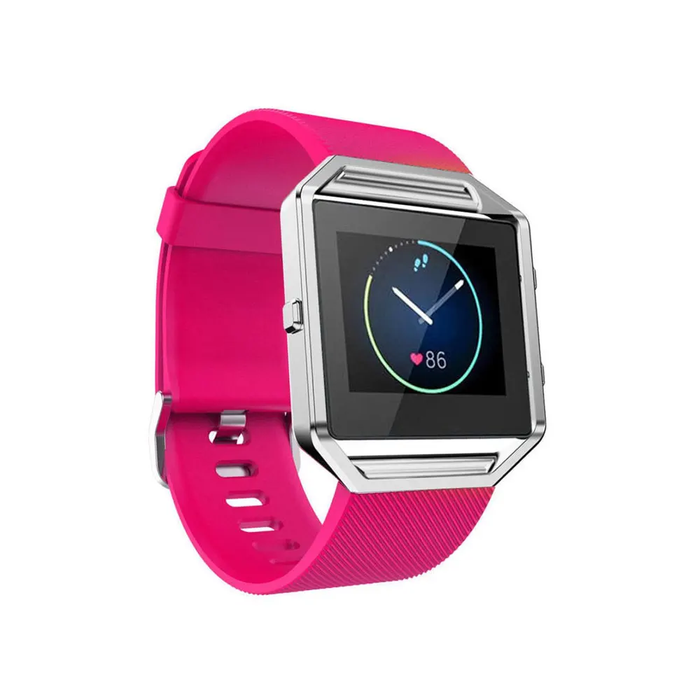 Wristband For Fitbit Blaze Wrist Strap Smart Bracelet Watchband Colourful Silicone for Fitbit Watch Band