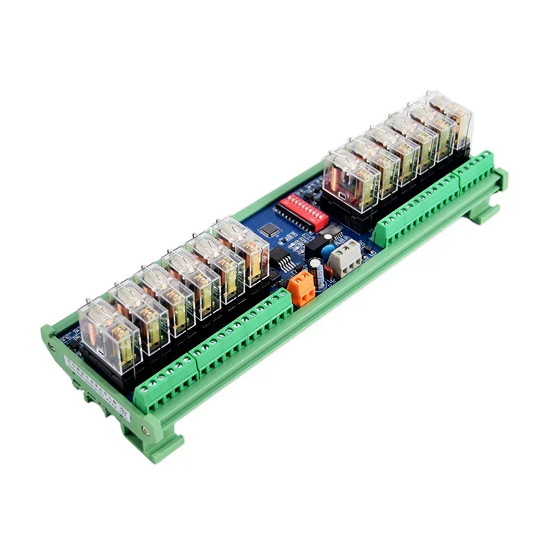 

Huaqingjun 12-Channel RS485 Communication Relay Module RS485 Modbus RTU Remote Control Module