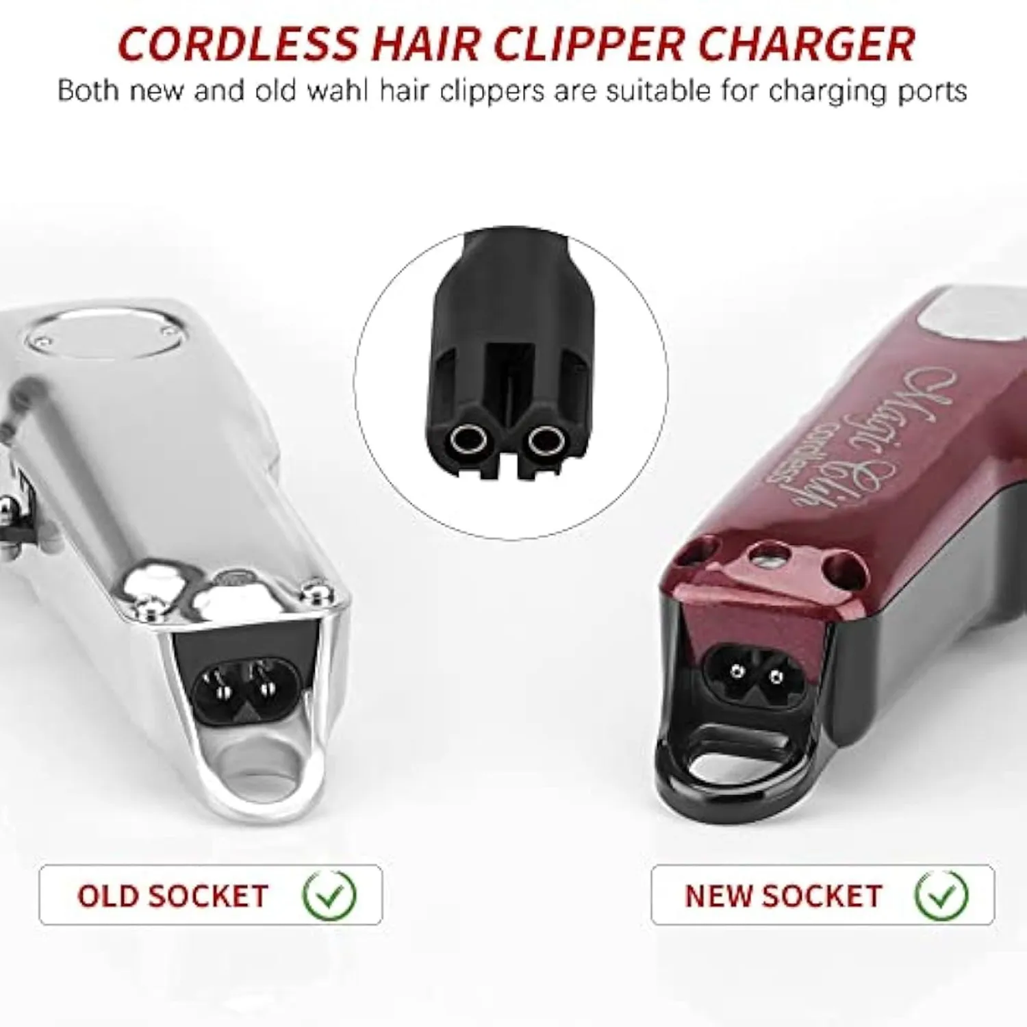 5V 2A Wahl 8164 Charger and 1m cable Cord  Compatible with Wahl 5 Star Series Cordless Magic Clipper Model 8148/8148-700/8164