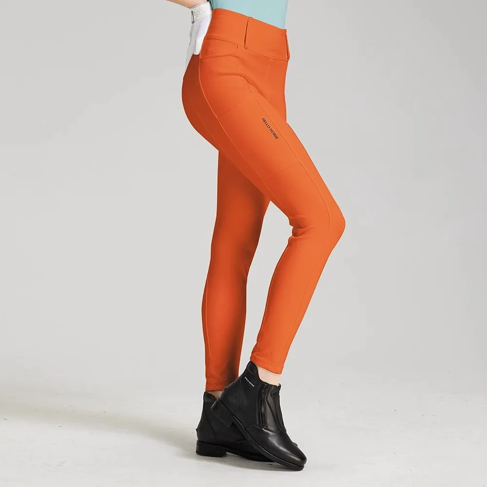 Hello Horse Equestrian Silicone Minimalist High-stretch Riding Pants - Women's Equestrian Training Tights & Gear